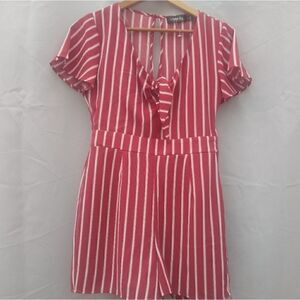 Crystal Sky striped romper size 5